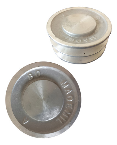 Polea Procesada 2a 80 Para Motor 3hp - 2800 Rpm Moledora N2