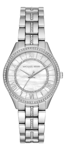 Reloj Para Mujer Michael Kors Lauryn De Acero Inoxidable Pla