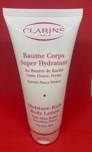 Imagen 2 de 5 de Clarins Crema Balsamo Super Hidratante - Corporal / 200ml