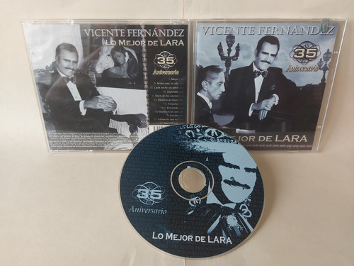 Vicente Fernández - Lo Mejor De Lara (2002)(35 Aniversario)