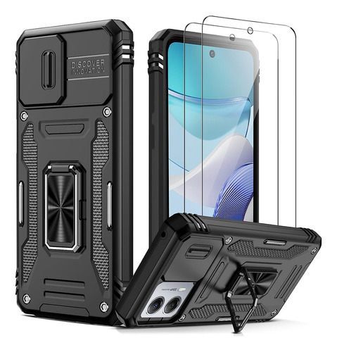 Funda Protector De Cámara Para Moto G53 E13 G13 G42 + 2 Mica