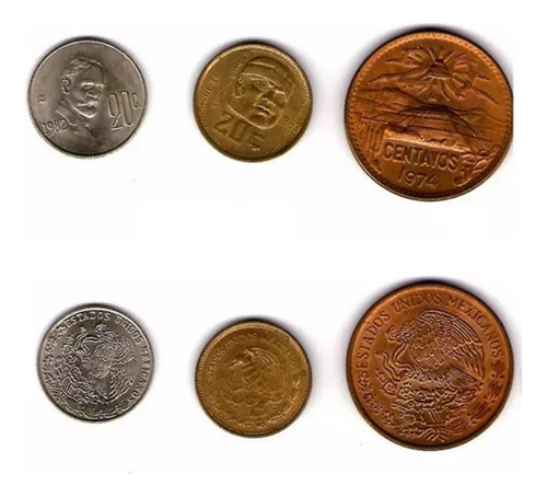 Colección Monedas  20 Centavos Con  Envio  1 