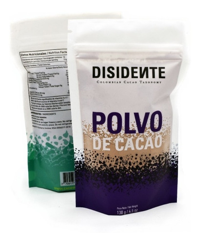 Polvo De Cacao Disidente - g a $185