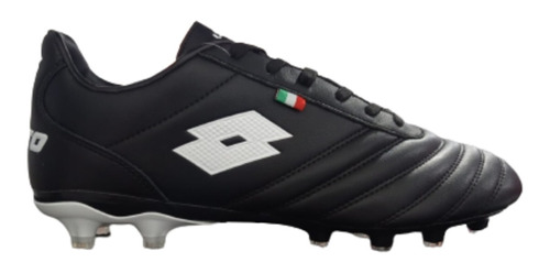 Champion Lotto Futbol Hombre De Cuero Negro/blanco - Menpi