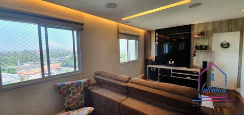 Imagem 9 de 30 de Apartamento Com 2 Suítes E 1 Dormitório À Venda, 109 M² Por R$ 816.000 - Mairarê Reserva Raposo - /sp - Ap0546