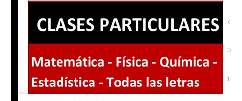 Clases Particulares Estadistica Profesor Economia Calculo