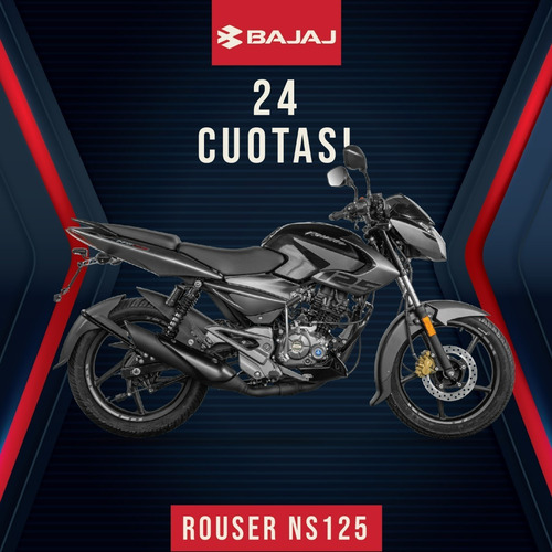 Imagen 1 de 17 de Bajaj Rouser Ns 125 24 Cuotas - Unicomoto Canning