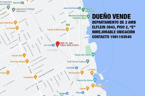 Imagen 17 de 17 de Dueño Vende Departamento Con Cochera En La Lucila Vte. López