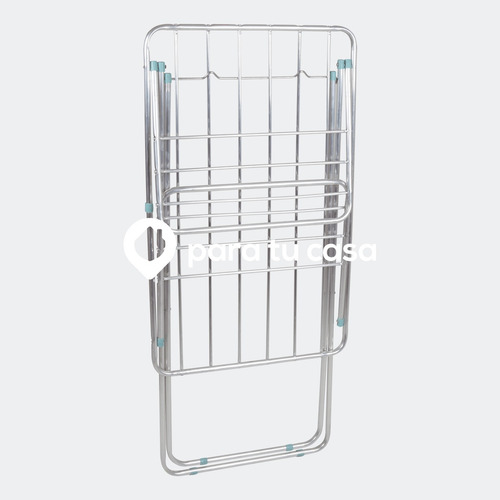 Imagen 4 de 10 de Tendedero Tender Ropa Plegable Alas Aluminio Mor 1º Calidad