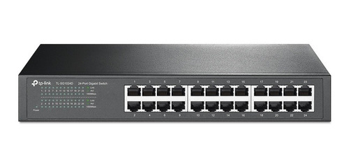 Imagem 2 de 5 de Switch 24 Portas Tp Link Tl Sg1024d Gigabit 10/100/1000mbps