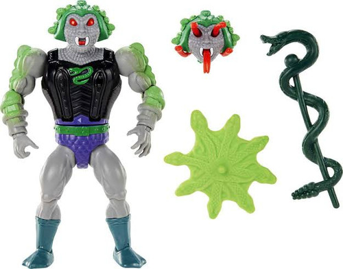 Masters Of The Universe Origins Figura De Acción Deluxe Snake Face De 5.5 Con Más De 16 Puntos De Articulación Para Niños De 6 Años En Adelante