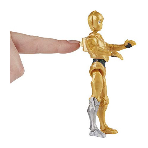 Figura De Acción Star Wars Galaxy Of Adventures C-3po 12 Cm