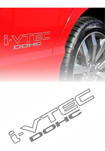 Acessório Adesivo I-vtec Dohc Honda Civic Si