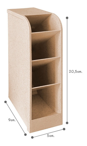 Imagen 4 de 10 de Organizador Escritorio Multifunción Cubículos - Lápices.