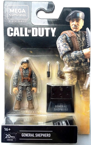 General Shepherd Call Of Duty Black Series Mega Construx