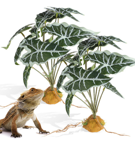 Plantas Aquáticas Falsas, Plantas De Imitação, Lagarto, 2 Un