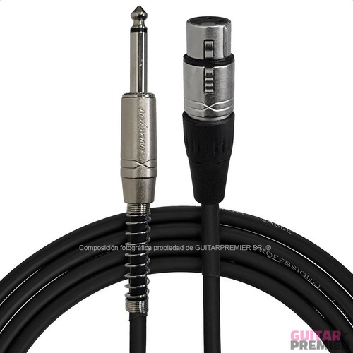 Imagen 8 de 8 de Cable Para Microfono Canon Plug Ficha Profesional 6 Metros