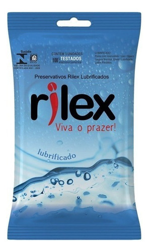 Preservativo Rilex Lubrificado Com 3 Und