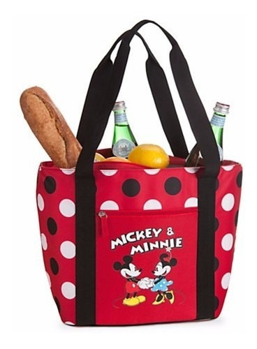 Bolso Cooler Minnie Y Mickey (28 X 40 Cm) Disney Original