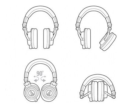 Auriculares Monitoreo Audio Technica Ath-m50x Promo
