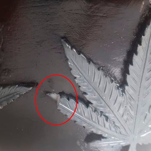 Imagen 4 de 5 de Contenedor, Joyero Diseño Marihuana
