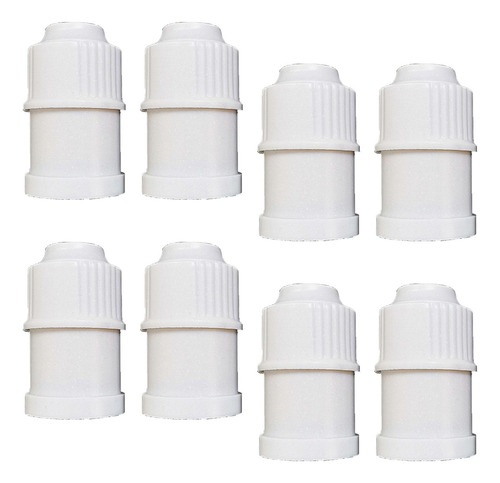 8 Uds E27 Adaptador De Enchufe Práctico 6,1 Cm X 0,29 Cm