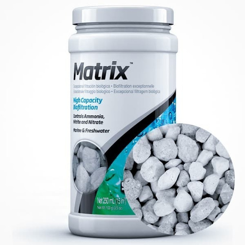 Matrix 250ml Seachem Material Filtrante Biologico Acuarios