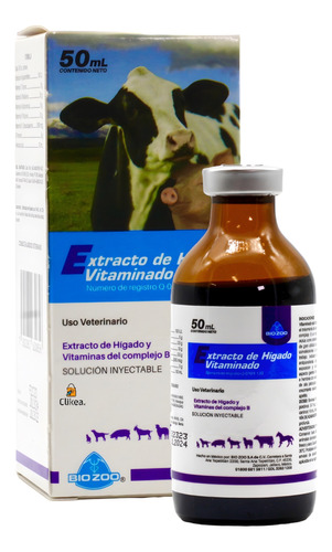 Extracto De Higado Vitaminado 50 Ml Biozoo