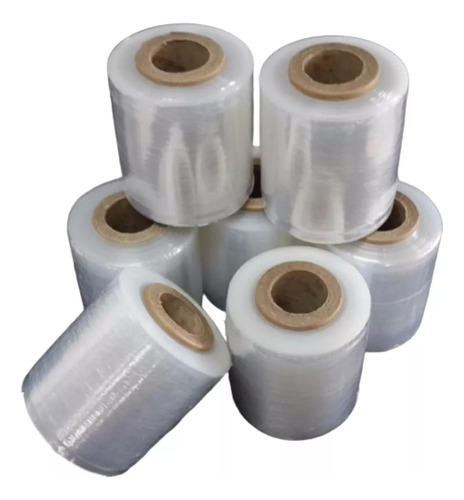 Film Stretch Virgen 10cm Rollo Cristal Atar Embalar