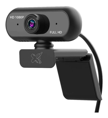 Webcam Maxprint X-vision Hd 1920x1080p 30fps C/microfone Cor Preto