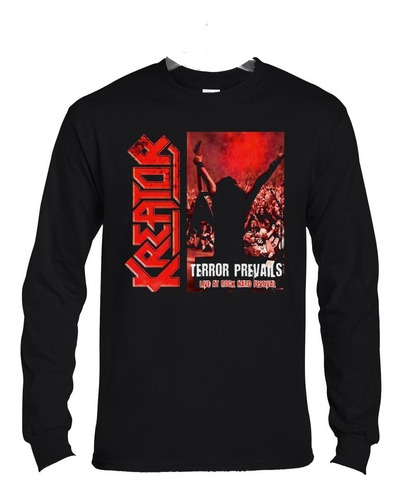 Polera Ml Kreator Terror Prevails Live At Hard Rock Festival