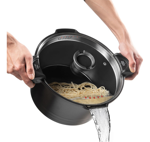 Activ Cuisine Olla Para Pasta De 5 Cuartos Con Tapa De Colad