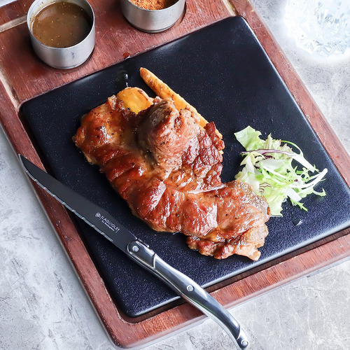 Juego De De Carne Laguiole By Hailingshan, Borde Serr...