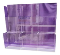 Comprar 3 Porta Folletos Colgante 2 Niv. Con 6 Espacios  1\u002F2 Carta