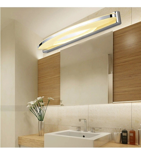 Barra Lampara Led Artefacto Baño Espejo 12w De 58cm