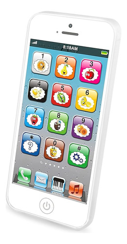 Wolmund Toy Learning Play Cell Phone Con 8 Funciones Y Luces