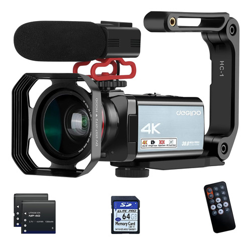 Videocámara 4k Videocámara 1080p 60fps Cámara Grabadora Digi