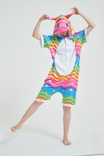 Pijama Kigurumi Enterizo Verano Varios Motivos Para Niños