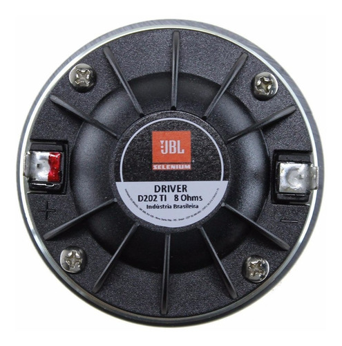 Super Driver Jbl Selenium D202 Ti Titanium 60w Rms 8 Ohms
