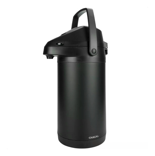 Garrafa Térmica Em Aço Inox 4 Litros Preta - Chacal