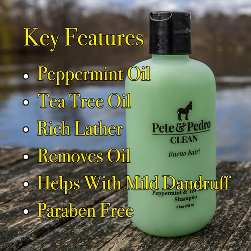 Pete & Pedro Clean & Condition Set, Kit De Shampoo Com Óleo