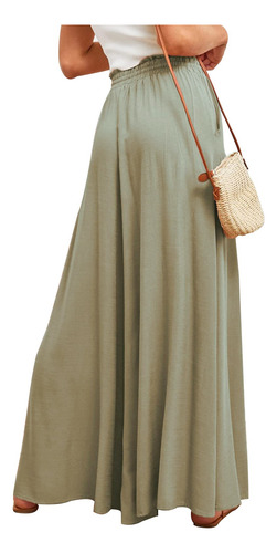 Pantalón Holgado Mujer Lino Casual Cómodo Pantalones De Moda