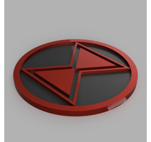Portavasos Black Widow Logo Viuda Negra Marvel