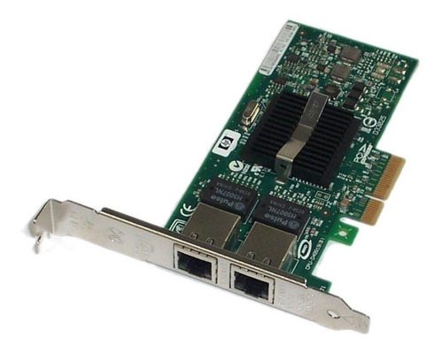 Hp Tarjeta Red Dual Port Giga Ethernet Pci-expres 2 Rj 4 Lan