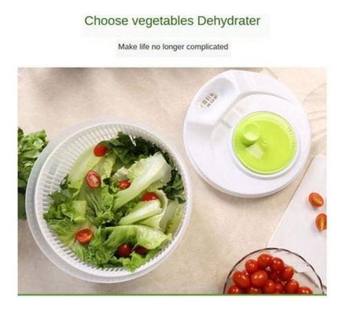 A 1 Unidad Grande For Ensalada Lavadora De Verduras 5l Y