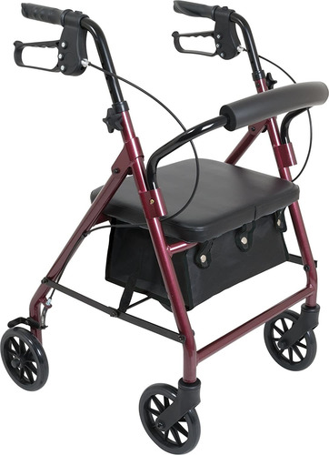 Andador Caminador De Aluminio Resistente Bariátrico 113 Kgs