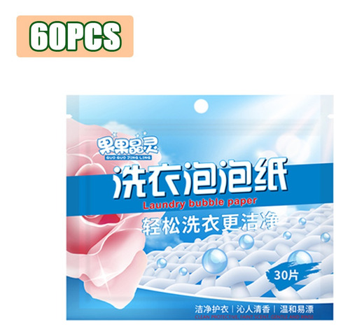 Jabón Detergente Tabletas Concentrado Ropa Lavandería 60 Pzs