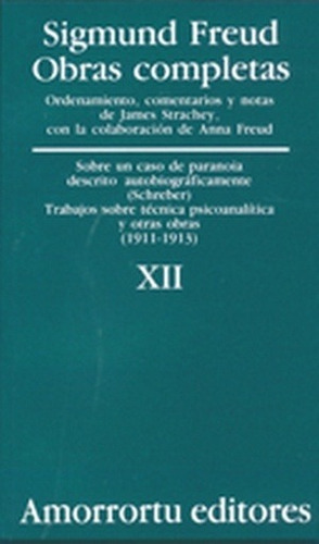 O.completas S.freud:vol.12 - Sigmund Freud