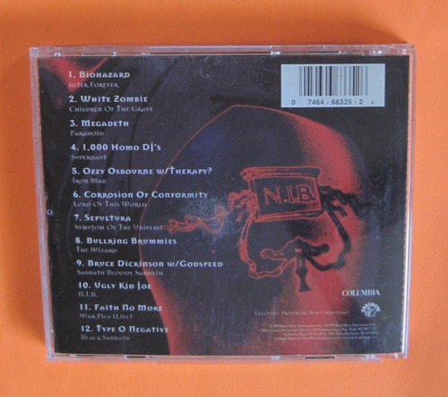 Nativity In Black A Tribute To Black Sabbath Cd Columbia Usa (Usado)