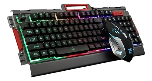 Combo Gamer Mouse + Teclado Seisa K33 Rgb 2024